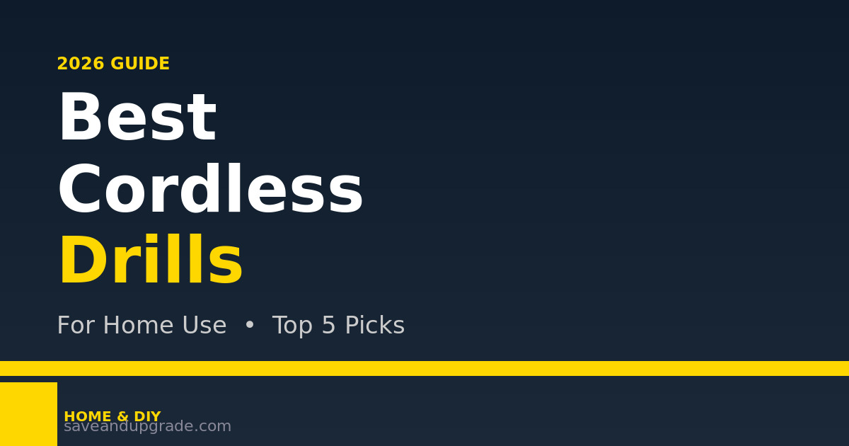 Best cordless drills roundup