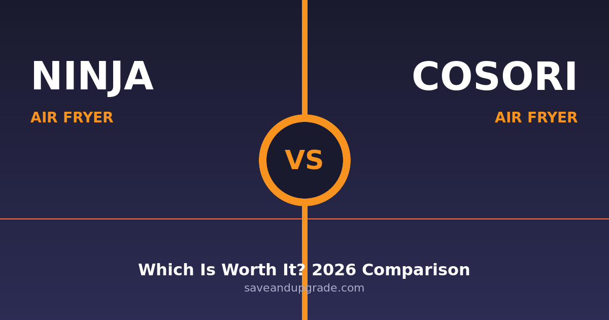 Ninja vs Cosori air fryer comparison
