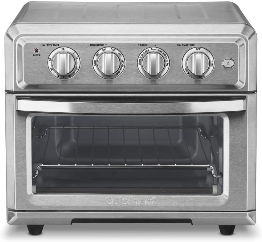Cuisinart TOA-60 Air Fryer Convection Toaster Oven in Stainless Steel