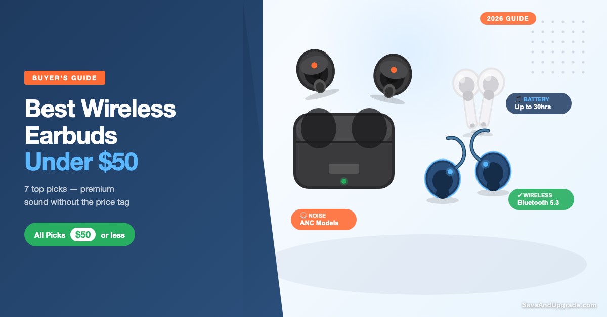 Best Wireless Earbuds Under $50 featured image