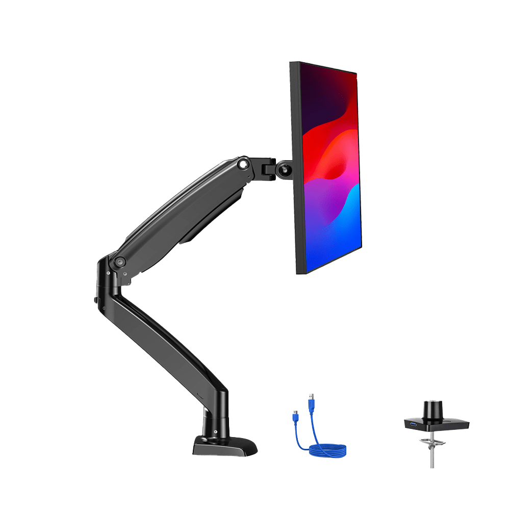 HUANUO single monitor arm gas spring desk mount