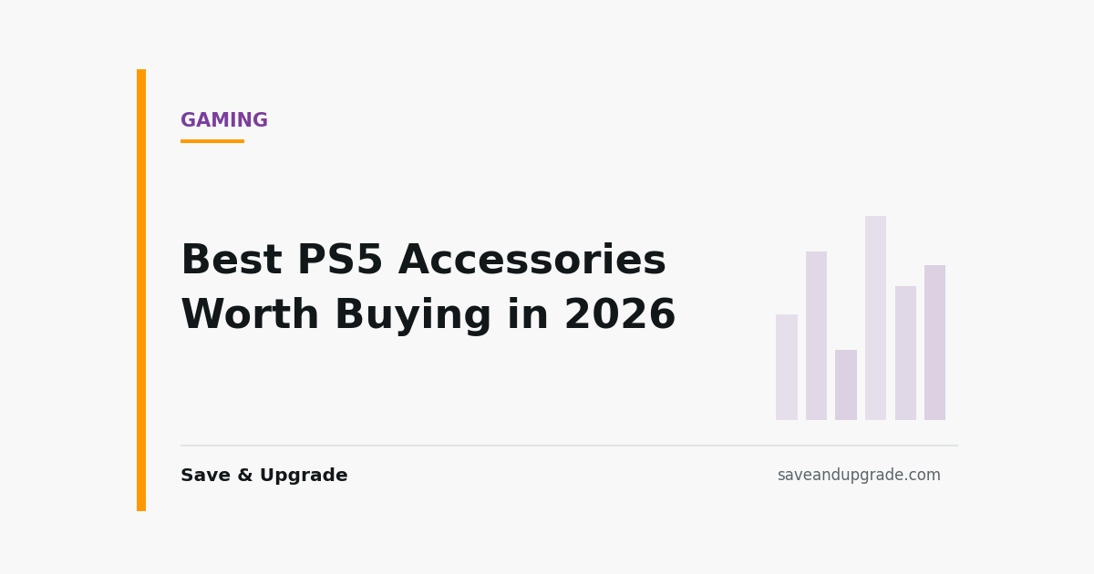 Best PS5 Accessories Worth Buying in 2026 — Save & Upgrade