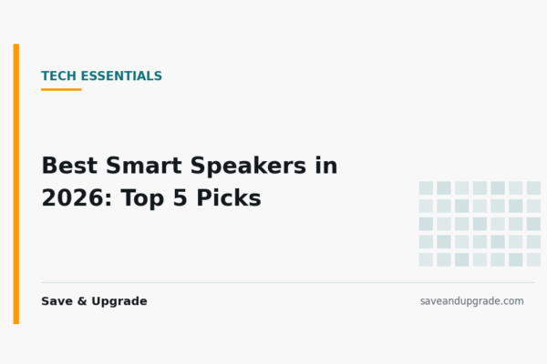 Best Smart Speakers in 2026: Top 5 Picks